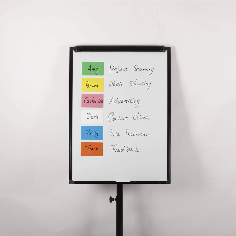Navy Penguin Dry Erase Magnets Set - 12 Pack - 6x4 in Whiteboard Magnetic Notes Planning Pads Labels - Large White Board Magnet Strips Name Tags for Home and Office (12, 6x4 in) - Image 5